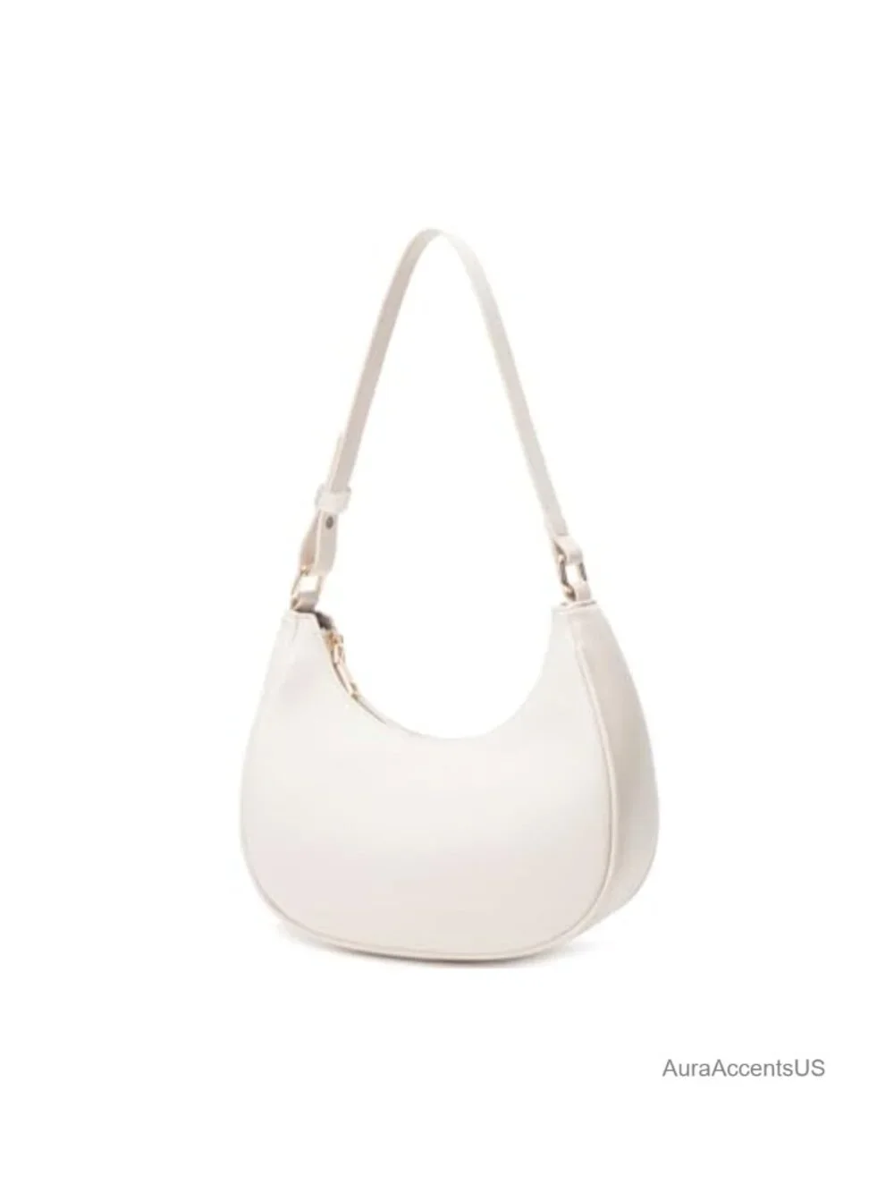 PU Leather Hobo Shoulder Bag Women Cute Tote Purse Zipper Closure